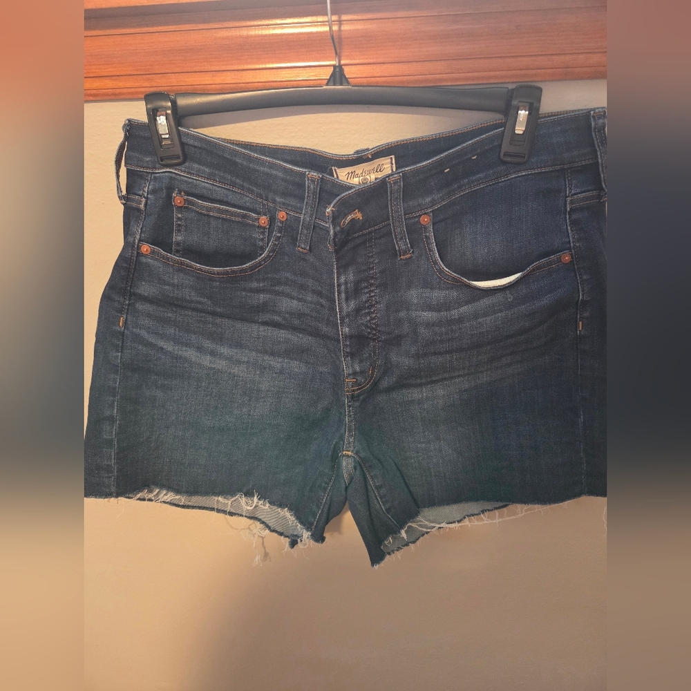 Madewell Indigo Denim Shorts